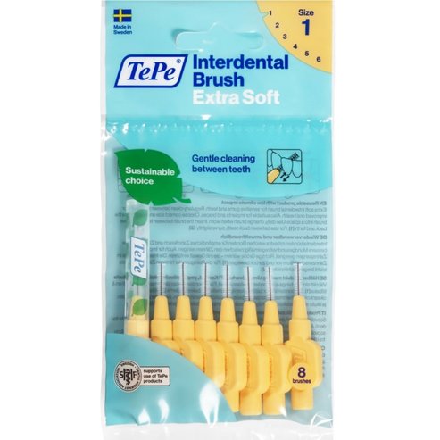 Tepe Interdental Brush Extra Soft 8 бр - Size 1 (0.45mm)