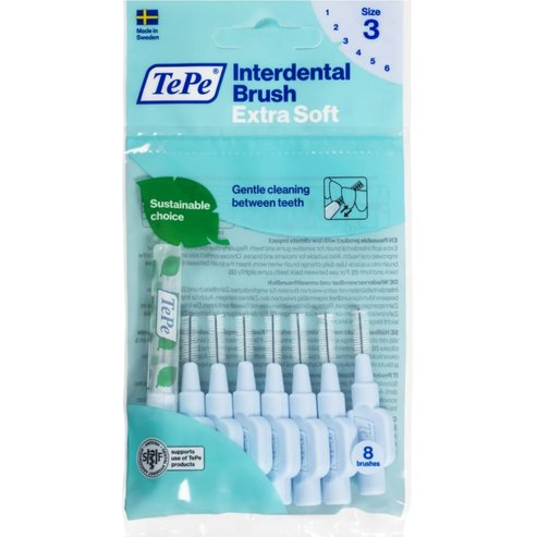 Tepe Interdental Brush Extra Soft Парчета - Сини 0.6mm
