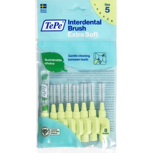 TePe Interdental Brush Extra Soft 8 бр - Size 5 (0.8mm)