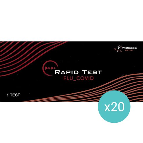 Prognosis Biotech Комплект Rapid Test Flu A/B & Covid-19, 20 бр