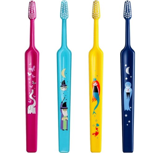 Tepe Kids Mini Extra Soft Toothbrush 3 Years+, 4 бр - Multicolor 2