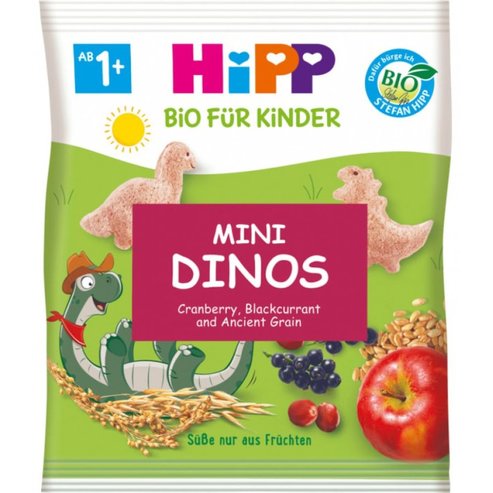 Hipp Подарък Mini Dinos Cereal Snak 12m+, 30g