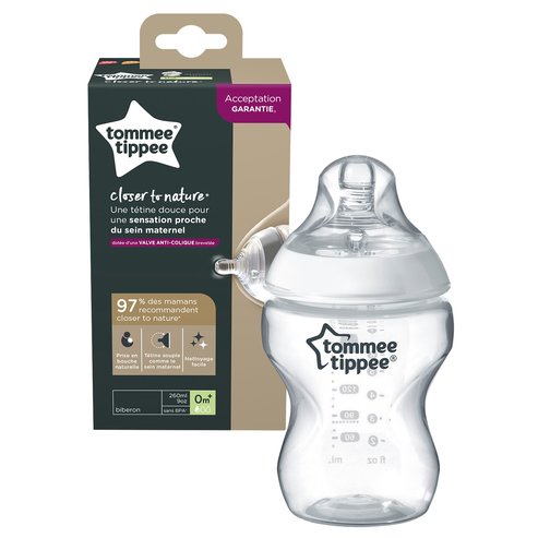 Tommee Tippee Closer to Nature Baby Bottle 0m+ Код 42250089, 260ml