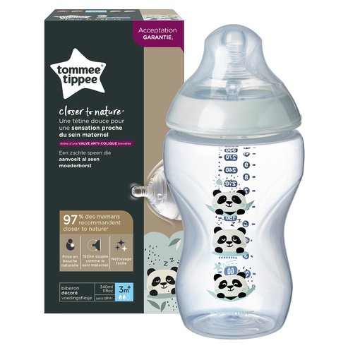 Tommee Tippee Closer to Nature Baby Bottle 3m+ Код 42269803, 340ml