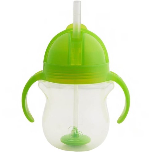 Munchkin Click Lock Tip & Sip Straw Cup 6m+, 207ml - Светло зелено