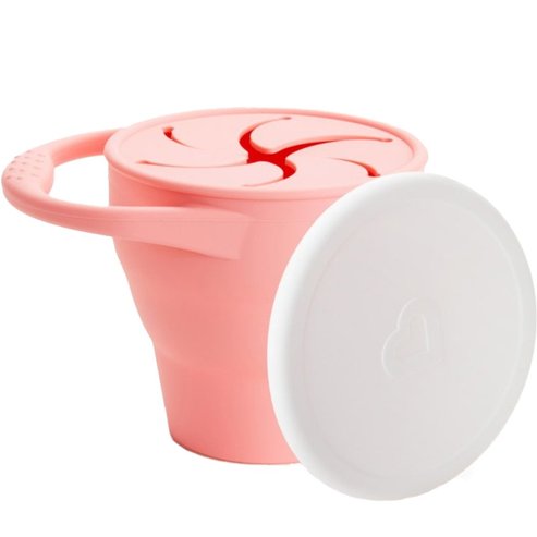 Munchkin C\'est Silicone Snack Catcher With Lid 6m+ 1 бр, Код 90181 - Coral