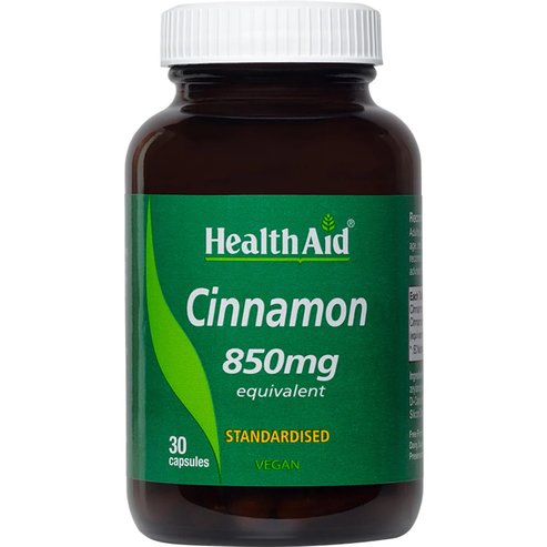 Health Aid Cinnamon 850mg 30caps