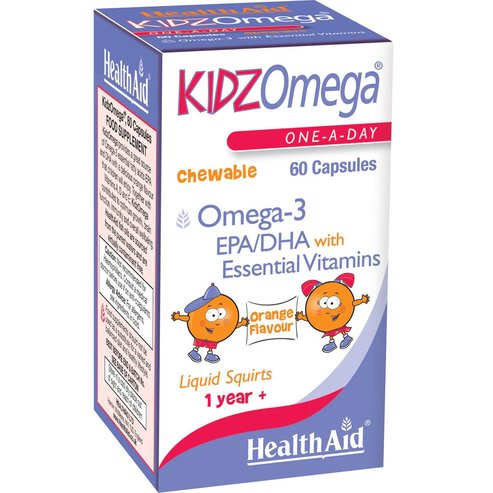 Health Aid KIDZ Omega 60 Chew.caps