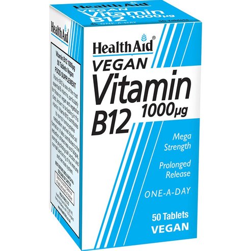 Health Aid Vitamin B12 1000μg 50tabs