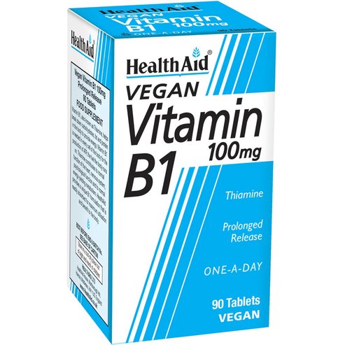 Health Aid Vegan Vitamin B1 100mg 90tabs
