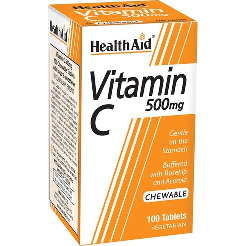 Health Aid Vitamin C 500mg 100 Chew.tabs