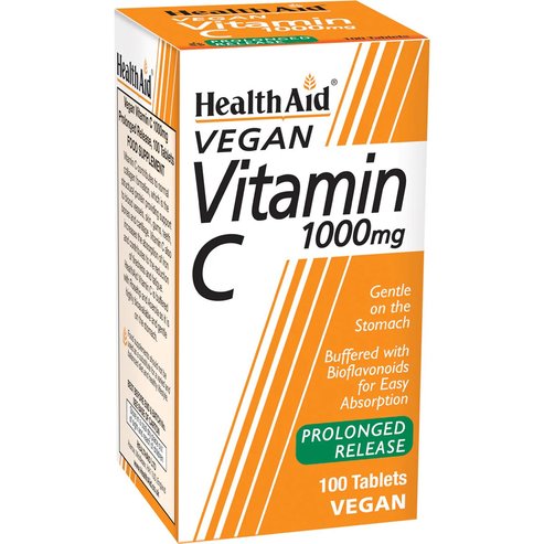 Health Aid Vitamin C 1000mg With Bioflavonoids 100tabs