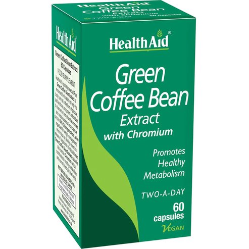 Health Aid Green Coffee Bean Extract & Chromium 60caps