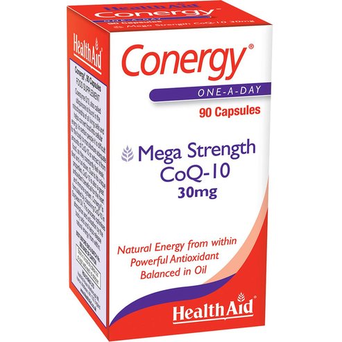 Health Aid Conergy CoQ10 30mg 90caps