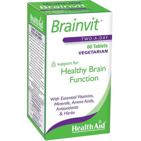 Health Aid Brainvit Гладък приток на кръв към мозъка 60 таблетки