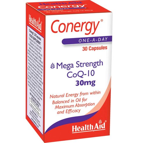 Health Aid Conergy CoQ-10 30mg 30caps