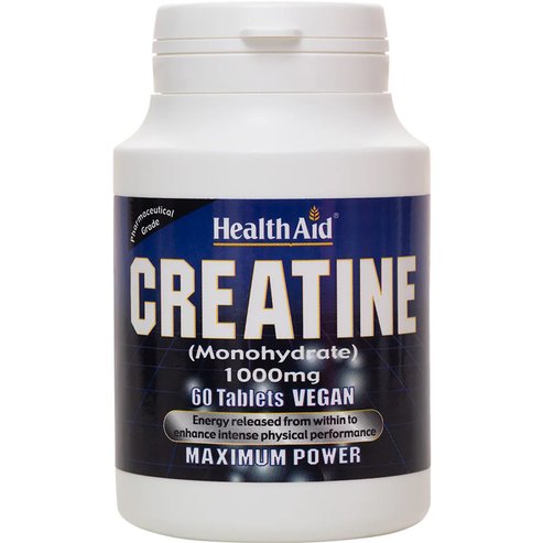 Health Aid Creatine Monohydrate 1000mg 60tabs