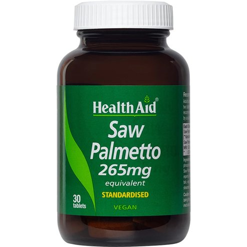 Health Aid Saw Palmetto 265mg 30tabs