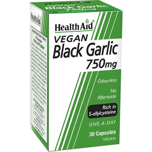 Health Aid Black Garlic 750mg 30caps