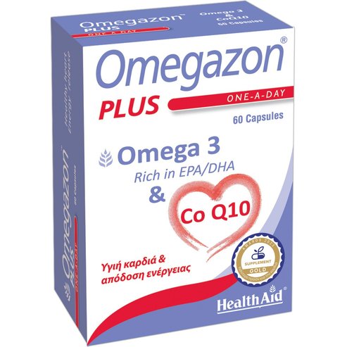 Health Aid Omegazon Plus Ω3 & Co Q10 60caps