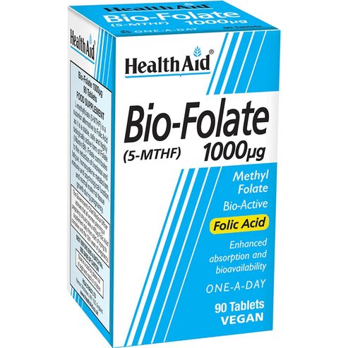 Health Aid Bio-Folate 1000μg 90tabs