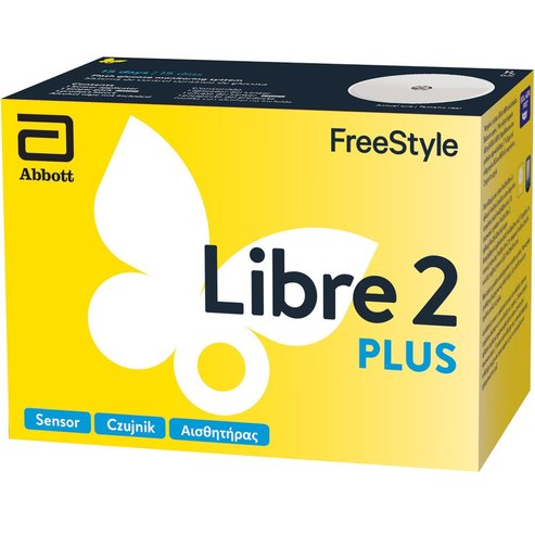 Abbot FreeStyle Libre 2 Plus Сензор за непрекъснато измерване на кръвната захар до 15 дни 1 бр