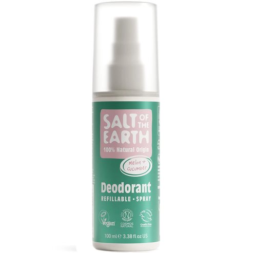 Salt of the Earth Deodorant Spray Дезодорант спрей от естествен произход с аромат на краставица & пъпеш 100ml - Melon & Cucumber