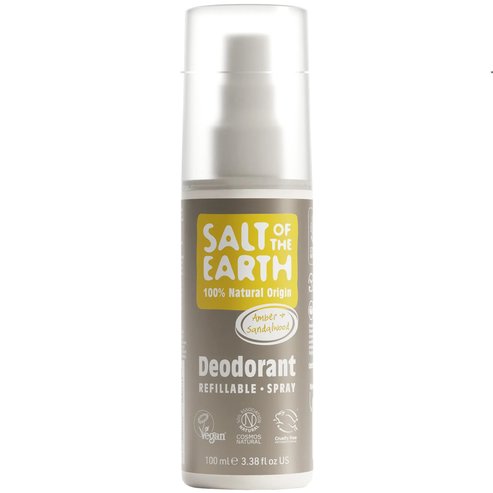 Salt of the Earth Deodorant Spray 100ml - Amber & Sandalwood
