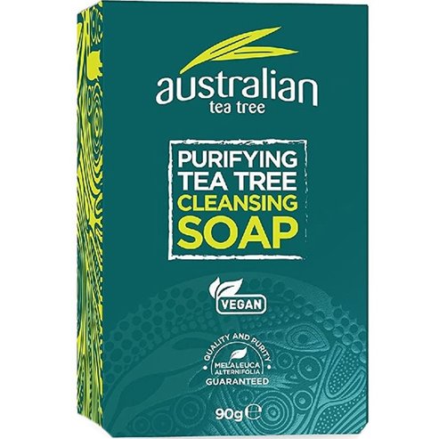 Optima Australian Tea Tree Antiseptic Cleansing Soap Тя осигурява дълбоко почистване и антисептични 90gr защита
