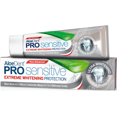 Optima AloeDent Pro Sensitive Extreme Whitening Protection Паста за зъби за избелване и лечение на чувствителност 75ml