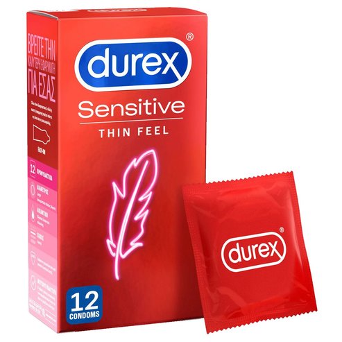 Durex Sensitive Thin Feel Condoms 12 бр