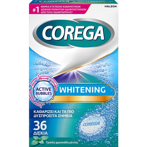 Corega Whitening 36 Effer.Tabs