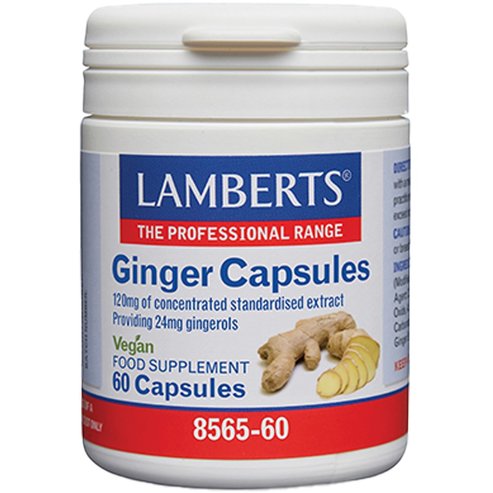 Lamberts Ginger Capsules 120mg, 60caps