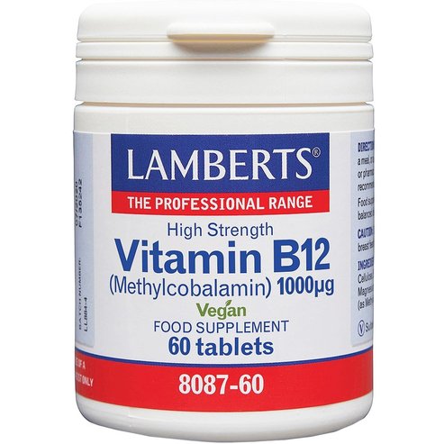 Lamberts Витамин B12 1000μg, 60tabs