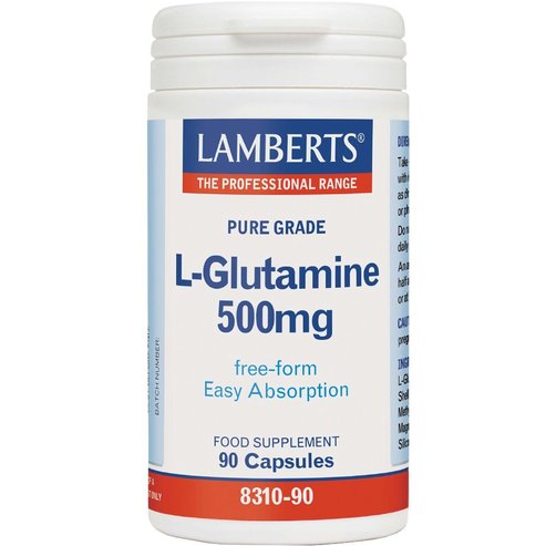 Lamberts L-Glutamine 500mg, 90caps