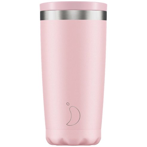 Chilly\'s Coffee Cup Чаша от неръждаема стомана за топли и студени напитки 500ml - Pastel Pink