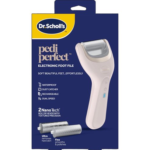 Scholl Pedi Perfect Recharge NanoTech Electronic Foot File Електронна пила за крака 1 брой