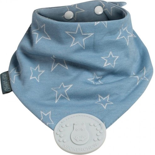 Cheeky Chompers Neckerchew Theething Bib 2m+, 1 бр, Код 88593 - Denim Stars