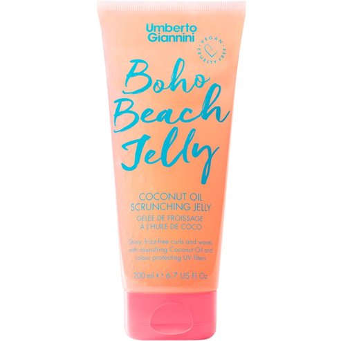Umberto Giannini Boho Beach Coconut Oil Scrunching Jelly Τζελ Специално разработен за вълниста и къдрава коса. Против накъдряне за подхранване и блясък 200ml