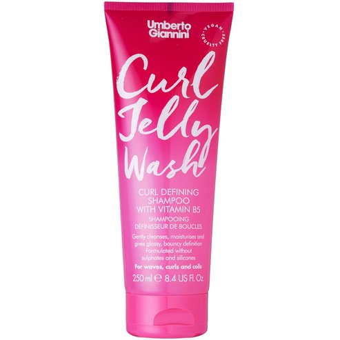 Umberto Giannini Curl Jelly Wash Defining Shampoo Шампоан, който почиства нежно, хидратира и придава на къдриците блестяща и лека форма с витамин B5 250ml