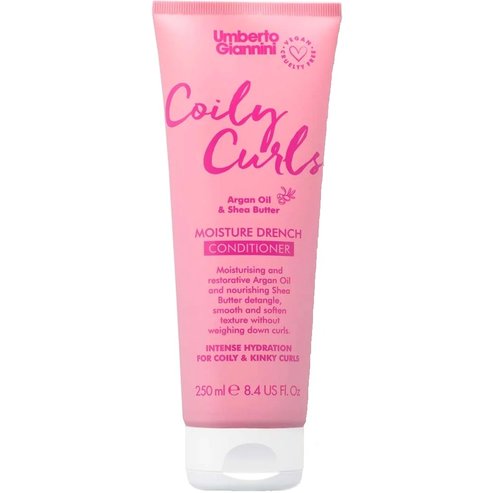 Umberto Giannini Coily Curls Moisture Drench Conditioner Хидратиращ балсам за коса без сулфати за къдрава коса с букли 250ml