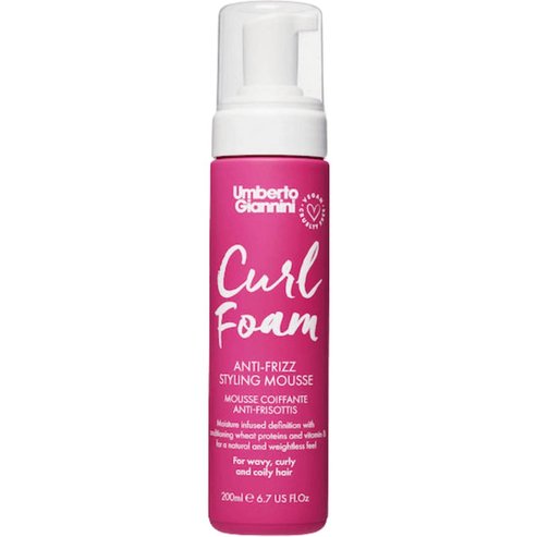 Umberto Giannini Curl Foam Anti-Frizz Styling Mousse Пяна за Styling & против фриз за къдрава, на букли & вълниста коса 200ml