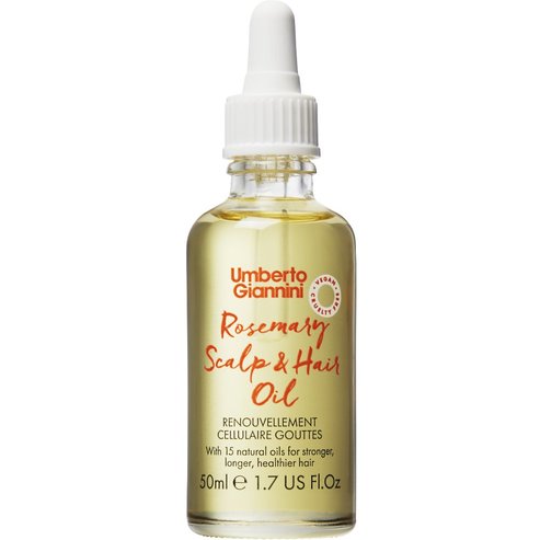 Umberto Giannini Roseary Scalp & Hair Oil Укрепващо масло за коса за корени и краища за растеж, подхранване и възстановяване 50ml