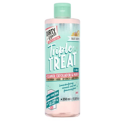 Dirty Works Triple Treats 3 in 1 Cleanser, Exfoliator & Mask 350ml