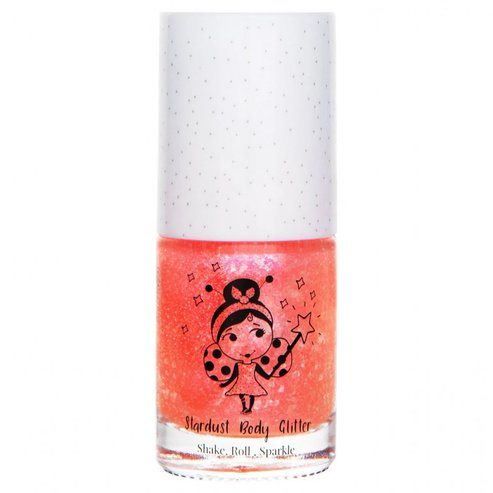 Miss Nella Stardust Roll-On Body Glitter 15ml - Planet Pink