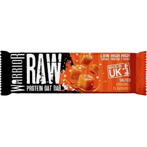 Warrior Raw Protein Oat Bar 75gr - Salted Caramel Flavoured