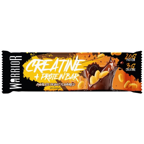 Warrior Creatine & Protein Bar 75gr - Chocolate Peanut Flavoured