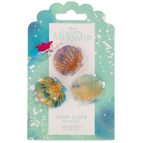 Mad Beauty The Little Mermaid Hair Clips Код 99215, 3 бр