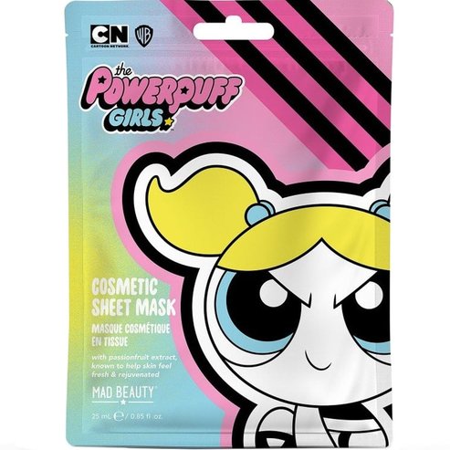 Mad Beauty Powerpuff Girls Cosmetic Sheet Mask 1x25ml - Bubbles