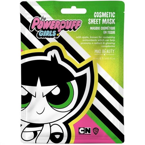 Mad Beauty Powerpuff Girls Cosmetic Sheet Mask 1x25ml - Buttercup